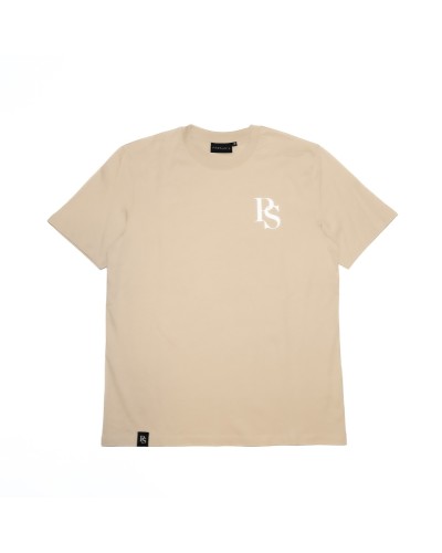 CAMISETA PS ESTAMPADO PEQUEÑO BEIGE
