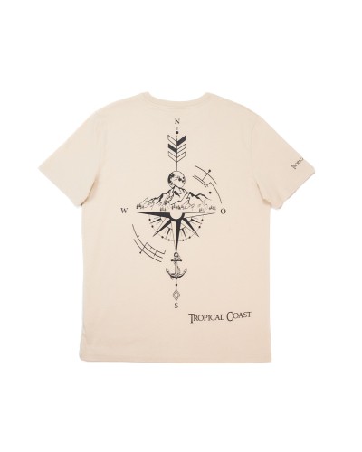 CAMISETA TROPICAL COAST BEIGE