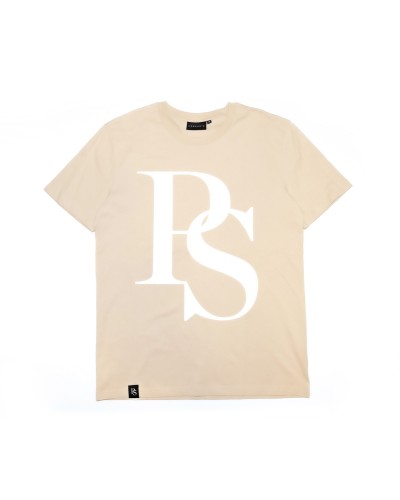 Camiseta PS BEIGE ESTAMPADO GRANDE