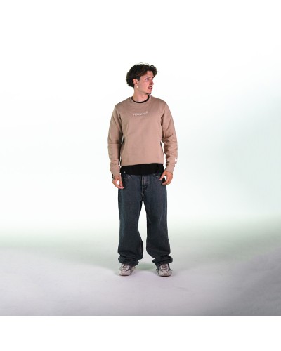 Sudadera Clásica Bordada Wet Sand