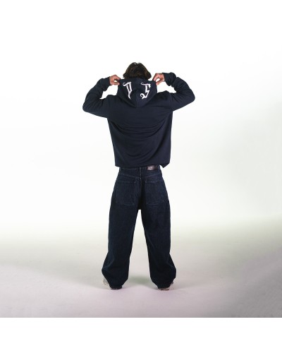 Hoodie Persan´s Gothic Initials Navy
