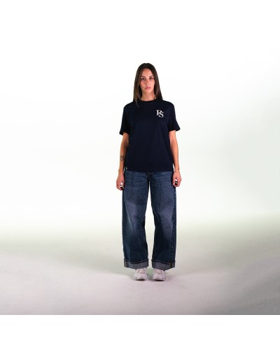 CAMISETA PS ESTAMPADO PEQUEÑO AZUL MARINO