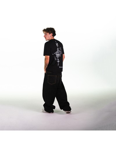 CAMISETA TROPICAL COAST NEGRA