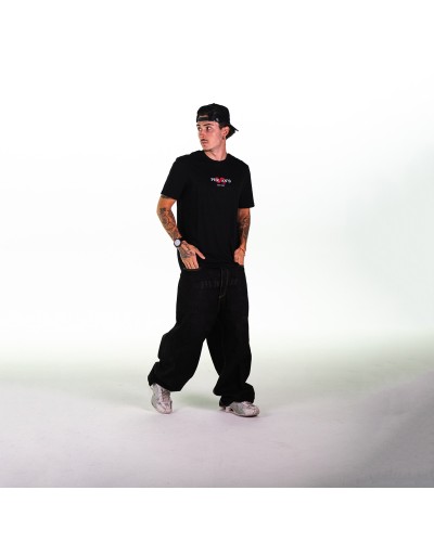 CAMISETA ´S´ HORIZONTAL NEGRA