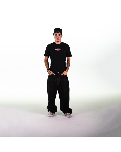 CAMISETA ´S´ HORIZONTAL NEGRA