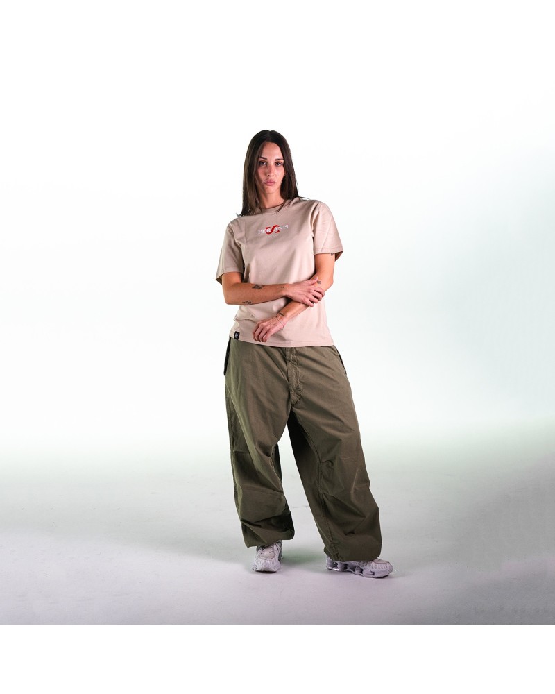 CAMISETA ´S´ HORIZONTAL BEIGE