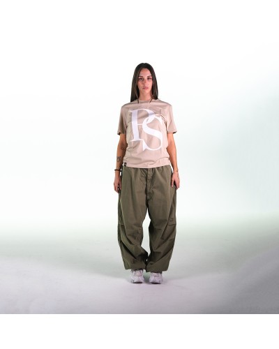 Camiseta PS BEIGE ESTAMPADO GRANDE