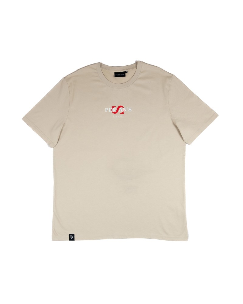 CAMISETA ´S´ HORIZONTAL BEIGE