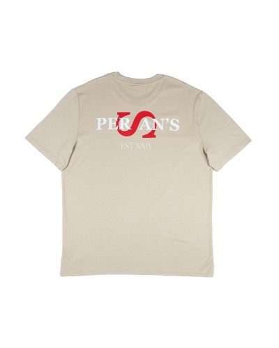 CAMISETA ´S´ HORIZONTAL BEIGE